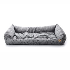 JK ANIMALS Kanape Grey Lux XL, kanape pre veľké psy 105 x 75 x 20 cm