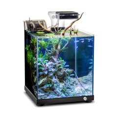 JK ANIMALS JK-A221 Akvarium čierne 22×22×25 cm, 9 l