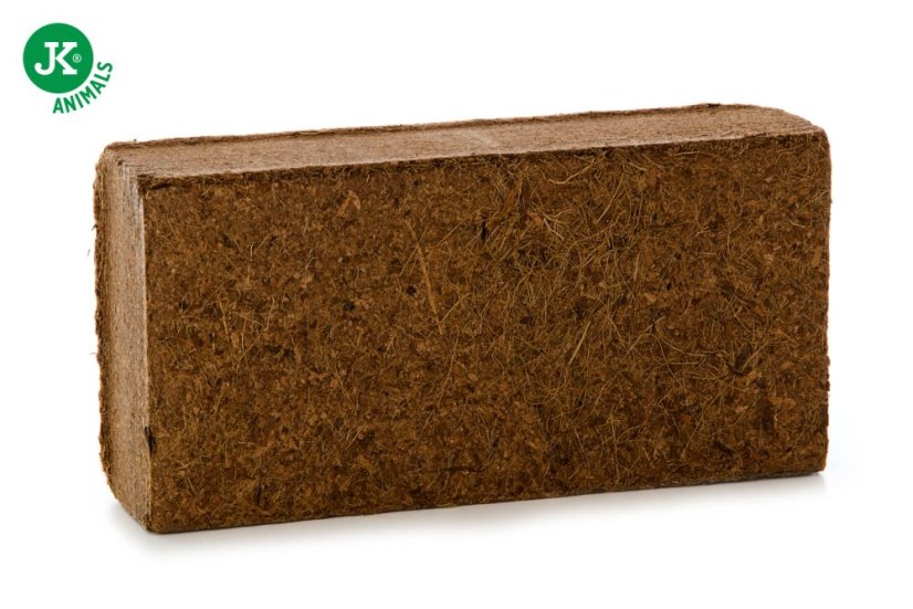 Podstielka JK Coco Mix Lignocel Briquet, kokosová drvina v bloku, 650 g