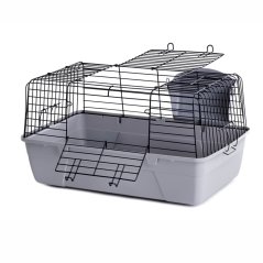 JK ANIMALS klietka pre králiky Black 60, 35×60×32 cm siva