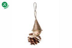 JK ANIMALS, Drevená hračka so šiškou, 12 cm