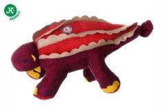 JK ANIMALS Ankylosaurus, pískacia prehistorická hračka, 32 cm