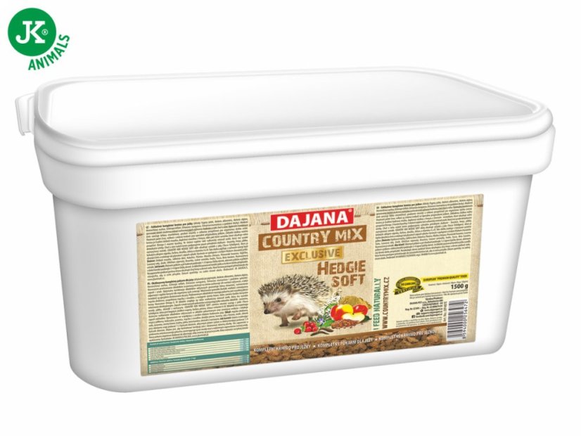 Dajana - COUNTRY MIX EXCLUSIVE, ježko 1 500 g, krmivo pre ježkov