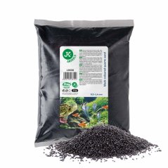 JK ANIMALS Farebný kremičitý piesok čierny, do akvária a terária, 2 kg