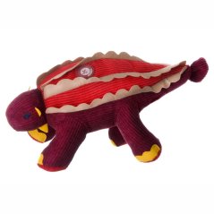 JK ANIMALS Ankylosaurus, pískacia prehistorická hračka, 32 cm