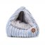 JK ANIMALS OLAF IGLU pelech sivý 45 x 45 x 45 cm