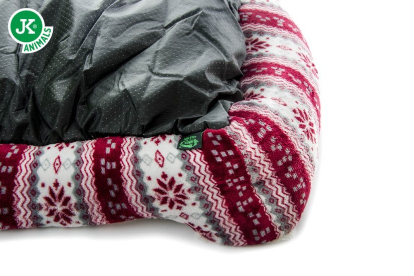 Pelech X-Mas M, 70 cm, vianočný pohodlný pelech pre malé a stredné psy