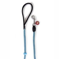 Nylonové povrazové vodítko Comfort ABS s protišmykovými gumovými body, zelenomodré