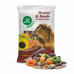 Zrniny a semienka, 1 kg, kompletné krmivo pre morčatá