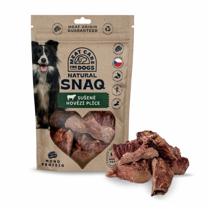 Dog Snaq - sušené hovädzie pľúca, 80 g