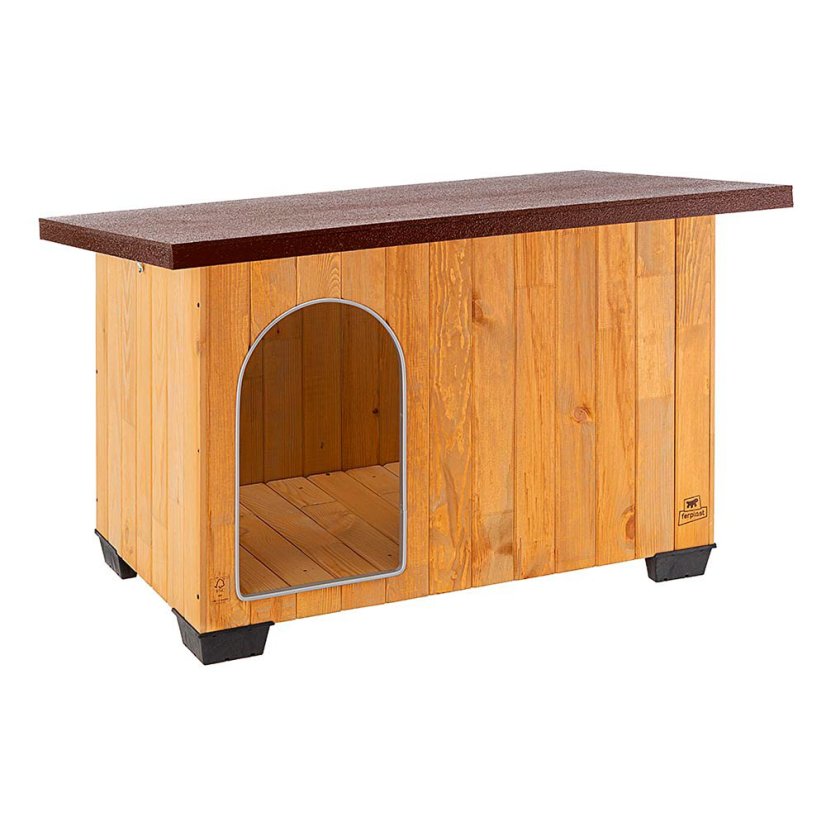 Ferplast BAITA 100 drevená búda pre psov 121×78×78,5 cm