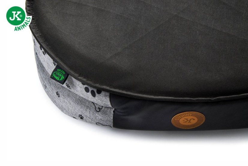 JK ANIMALS Grey LUX, pelech L šedý 70×65×16 cm