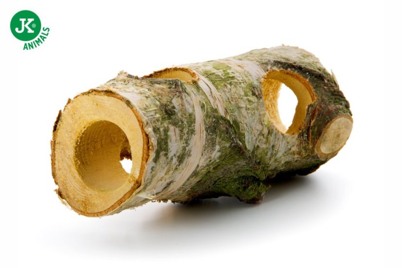 JK ANIMALS domček tunel z brezy 15x6 cm