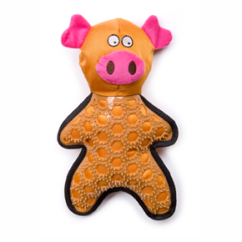 JK ANIMALS, Prasa nylonová pískacia hračka s TPR prvkami, veľkosť 29 cm