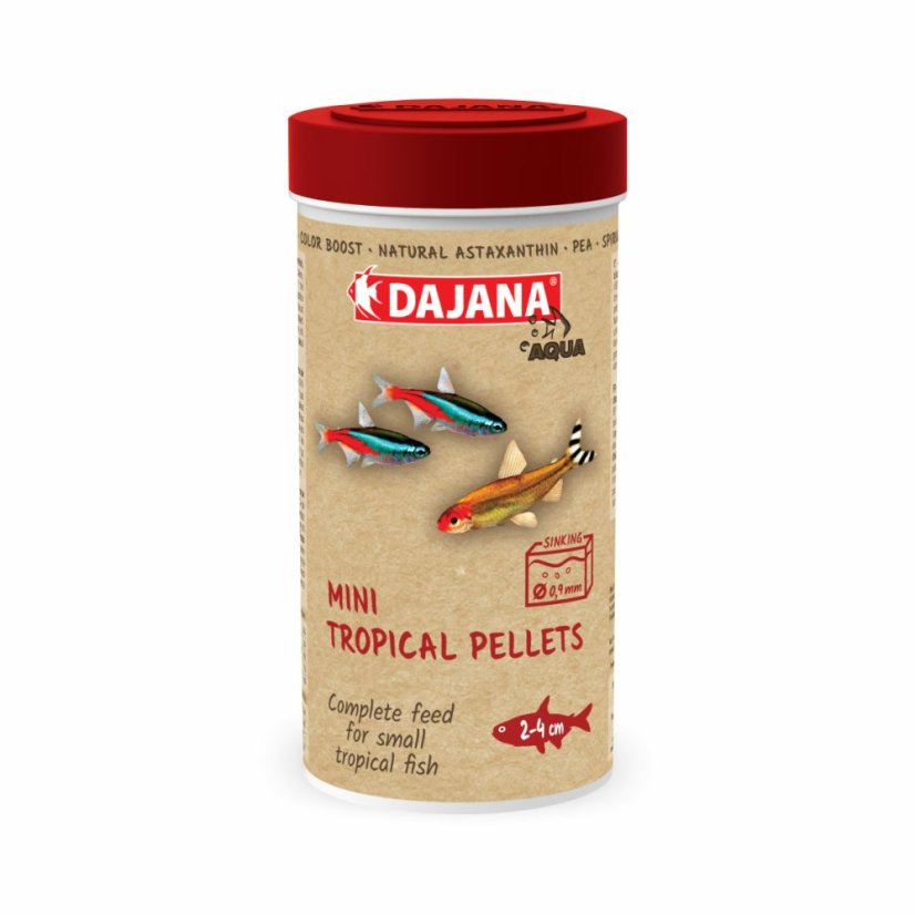 Dajana Mini Tropical Pellets 250 ml
