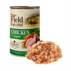 Sam's Field True Chicken Meat & Carrot, superprémiová konzerva, 400 g (Sams Field)