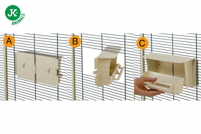 Ferplast Nota Nera voliéra 76 x 57 x 161 cm
