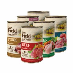 6x 400g, Sam's Field MIX, superprémiová konzerva, (Sams Field)