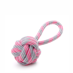 JK bavlnené preťahovadlo ružové, bavlnená hračka