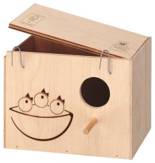 FERPLAST NIDO LARGE hniezdiaca búdka pre exotické vtáky 25×17×17 cm