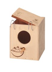 FERPLAST NIDO MINI hniezdiaca búdka pre exotické vtáky 11,5×12,5×12 cm