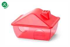 JK ANIMALS Plastový domček pre hlodavce 15x11x9 cm