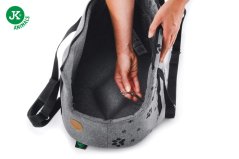 JK ANIMALS Taška pre psa Grey LUX M 50×30×31 cm