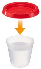 Ferplast OLBIA 2 Napájačka pre sliepky, Ø 21 x v, 17 cm - 1,5 l