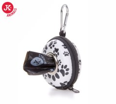 Guľaté puzdro na sáčky + 1 role vreciek