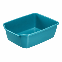 Ferplast NIP 10H toaleta pre mačky, tyrkysová 46 x 36 x 16,2 cm