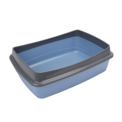 Ferplast NIP PLUS 10 toaleta pre mačky, modrá 47 x 36 x 15,5 cm