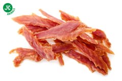 JK Animals sušené kačacie mäso, mäsová maškrta pre psov (Duck True Meat Snack), 500 g