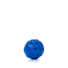 JK ANIMALS lopta TPR Strong modrá, odolná (gumová) hračka z termoplastickej gumy 6 cm