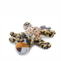 Levhart, plyšová pískacia hračka s TPR prvkami