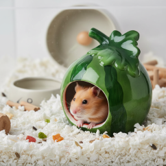 JK ANIMALS Keramický domček Melón 10×9,5×13 cm