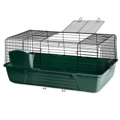 JK ANIMALS klietka pre králiky Black 85, 48×85×38 cm tm.zelená
