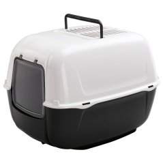 Ferplast PRIMA toaleta pre mačky, čierna 39,5 x 52,5 x 38 cm