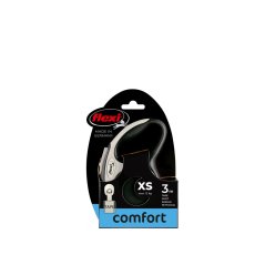 flexi New Comfort pásik, veľkosť XS 3m/12kg, čierna