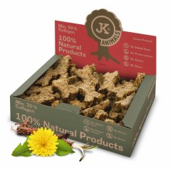 JK ANIMALS Mini mäsová kosť natural s koreňom púpavy (0,5 %), 1kg