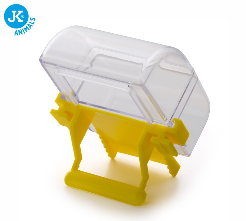 Inter zoo krmítko pre klietku Kanárek, Tina lux, Tina, Margot 1, Margot 2, Beta, Gabi, Laura, Sonia, Lusi, Lusi 2, Iza 1 ks 7x8x3,5 cm