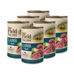 6x 400g, Sam's Field  True Lamb Meat & Apple, superprémiová konzerva, (Sams Field)
