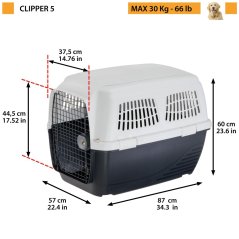 Ferplast Clipper 5 Plus přepravka 82 x 57 x 60 cm