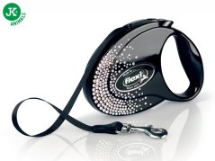 flexi Glam Splash Crystal Tape (pásik), veľkosť M, čierna