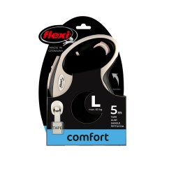 flexi New Comfort pásik, veľkosť L 5m/60kg, čierna