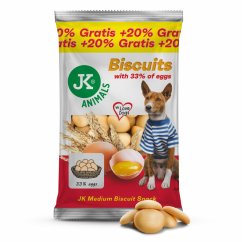 JK ANIMALS piškóty s 33 % vajec, 300 g, (250 g + 20% GRATIS)