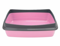 Ferplast NIP PLUS 20 toaleta pre mačky, ružová 55 x 39,5 x 18,5 cm