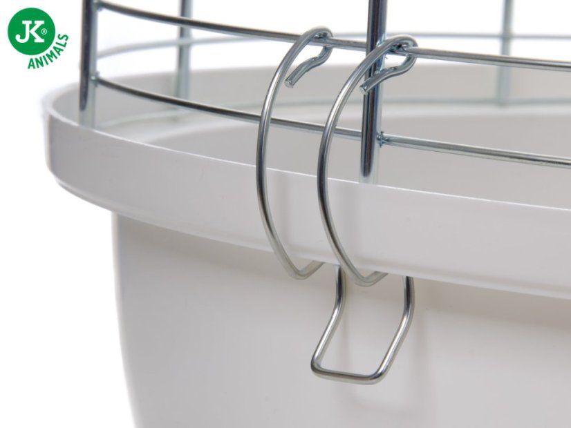 Inter Zoo Julia 3 pozink biela 34x34x65 cm