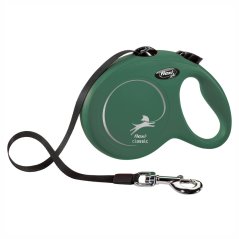 Flexi Classic (pásik),veľkosť L 5 m/50 kg, oliva
