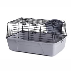 JK ANIMALS klietka pre králiky Black 60, 35×60×32 cm siva