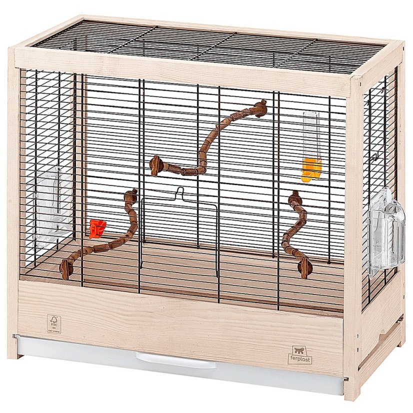 Ferplast GIULIETTA 4 drevená klietka pre vtáky 57 x 30 x 50 cm
